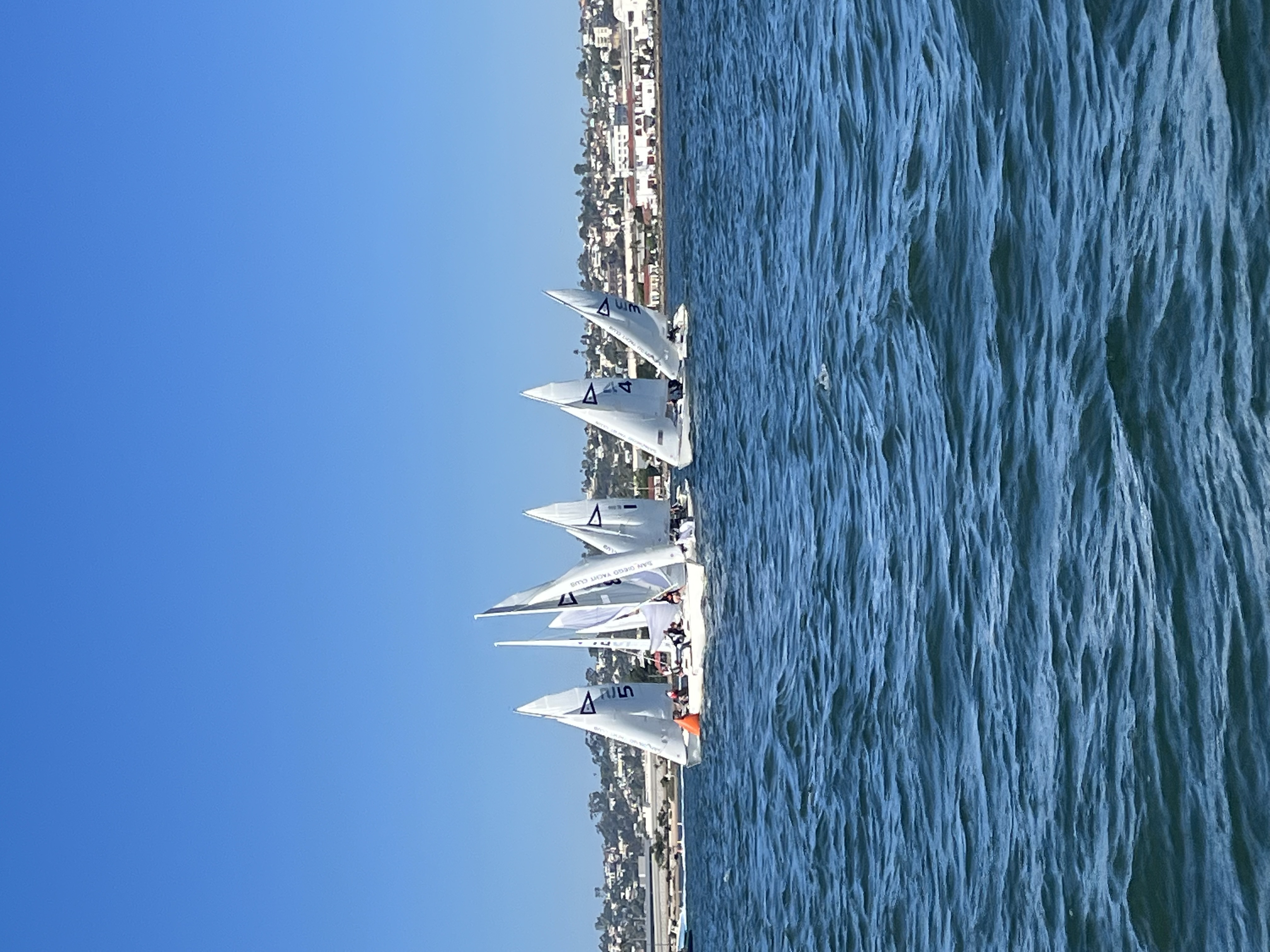 LJHS J22 rounding the windward mark in first!